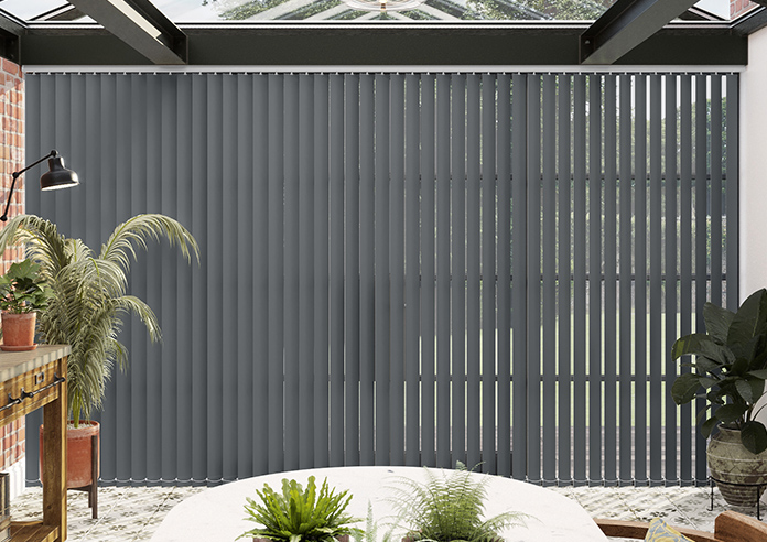Trinity (FR Blackout), Deep Grey - Vertical Blind - Image 3
